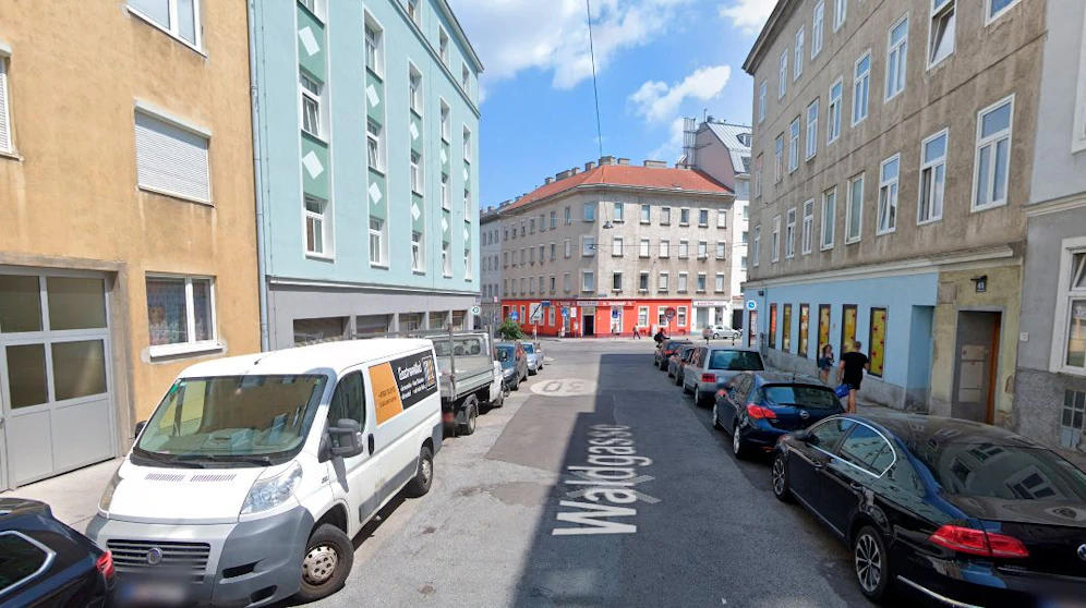 Blick in die Waldgasse in Wien Favoriten. Symbolbild