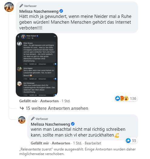 <strong>Melissa Naschenweng</strong> teilt gegen ihre Hater im Netz aus