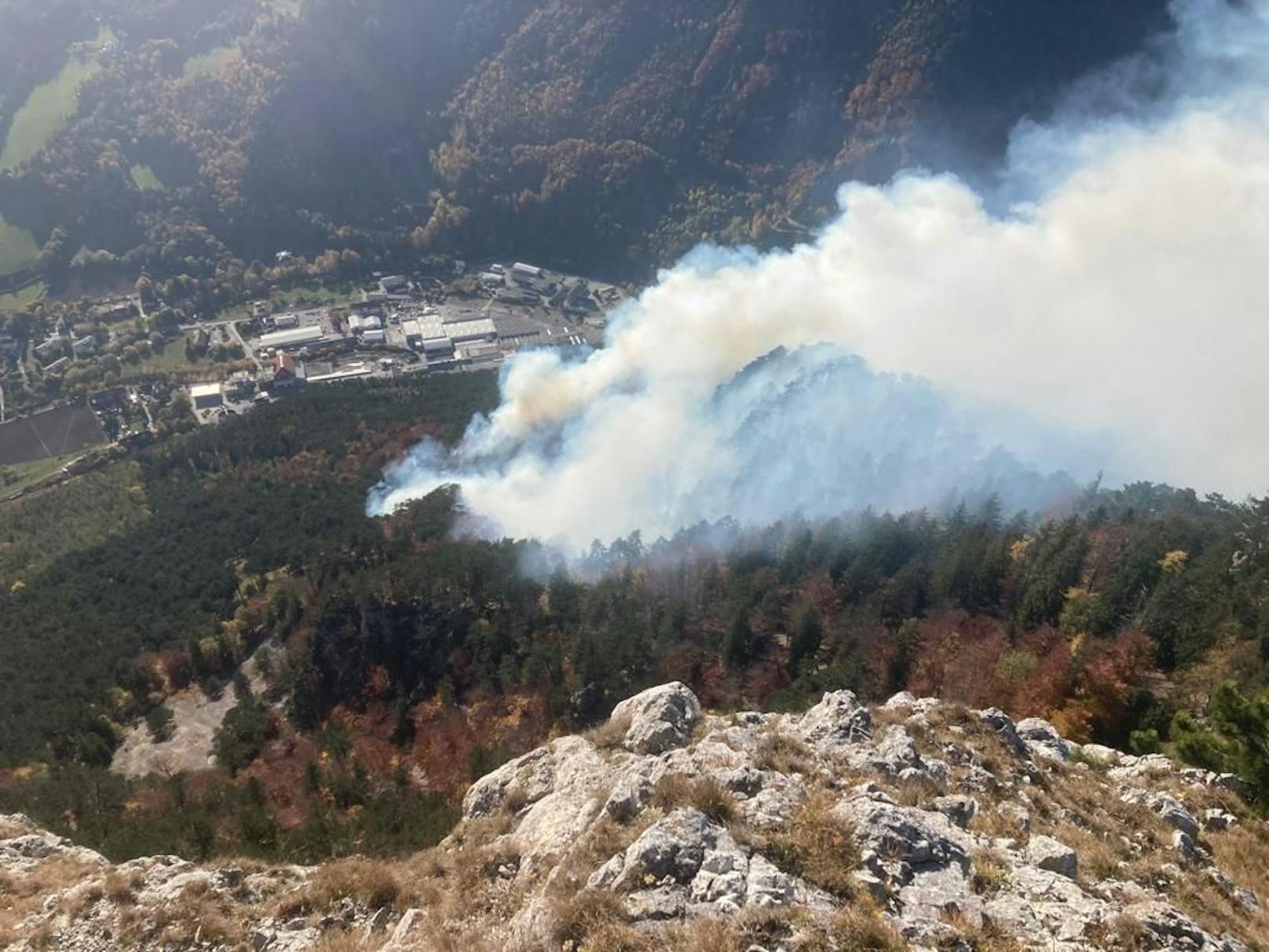 Nächster großer Waldbrand wütet in Österreich