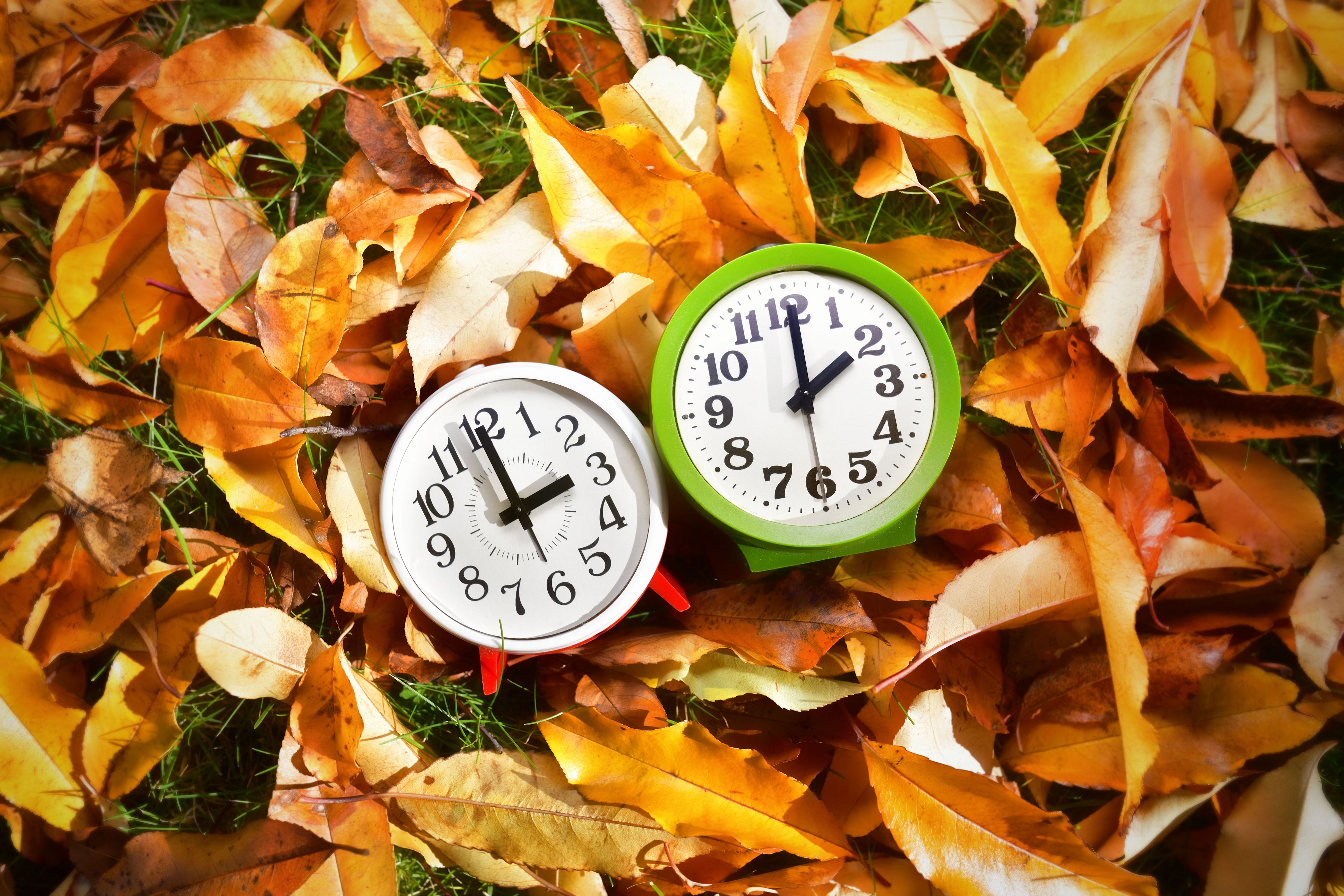 Am Sonntag werden die Uhren wieder zurückgedreht.