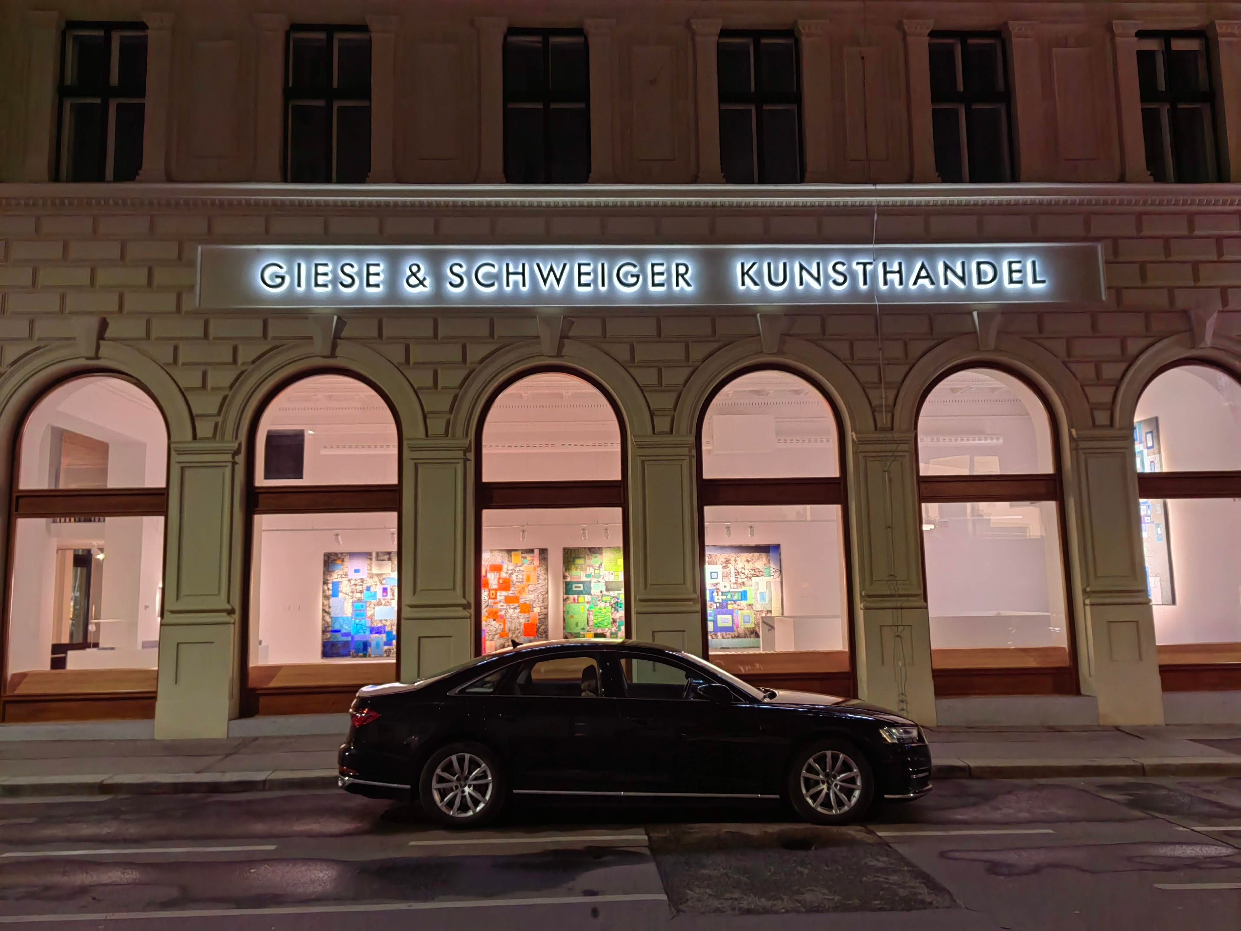 Nachtaufnahme mit dem Huawei Nova 9: Die Kameraleistung kann sich sehen lassen.