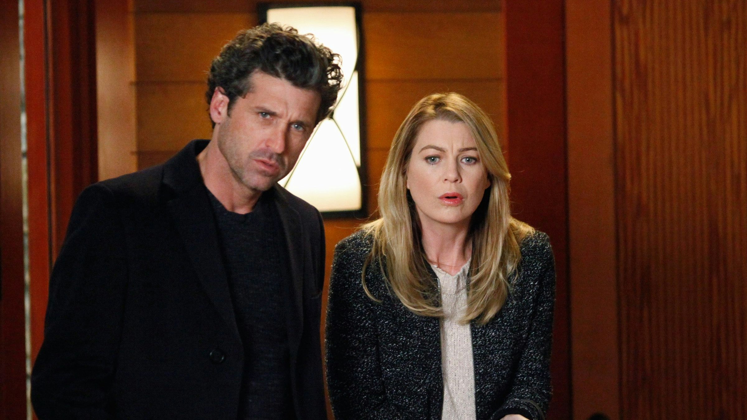Patrick Dempsey und Ellen Pompeo in "Grey's Anatomy"