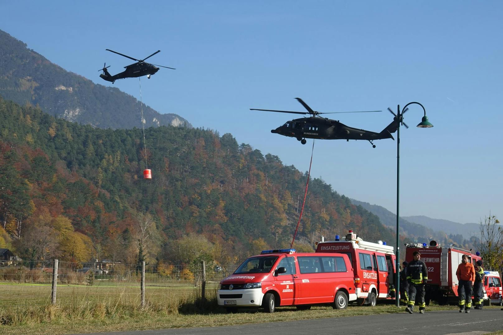 Aufnahmen vom Sonntag in Hirschwang