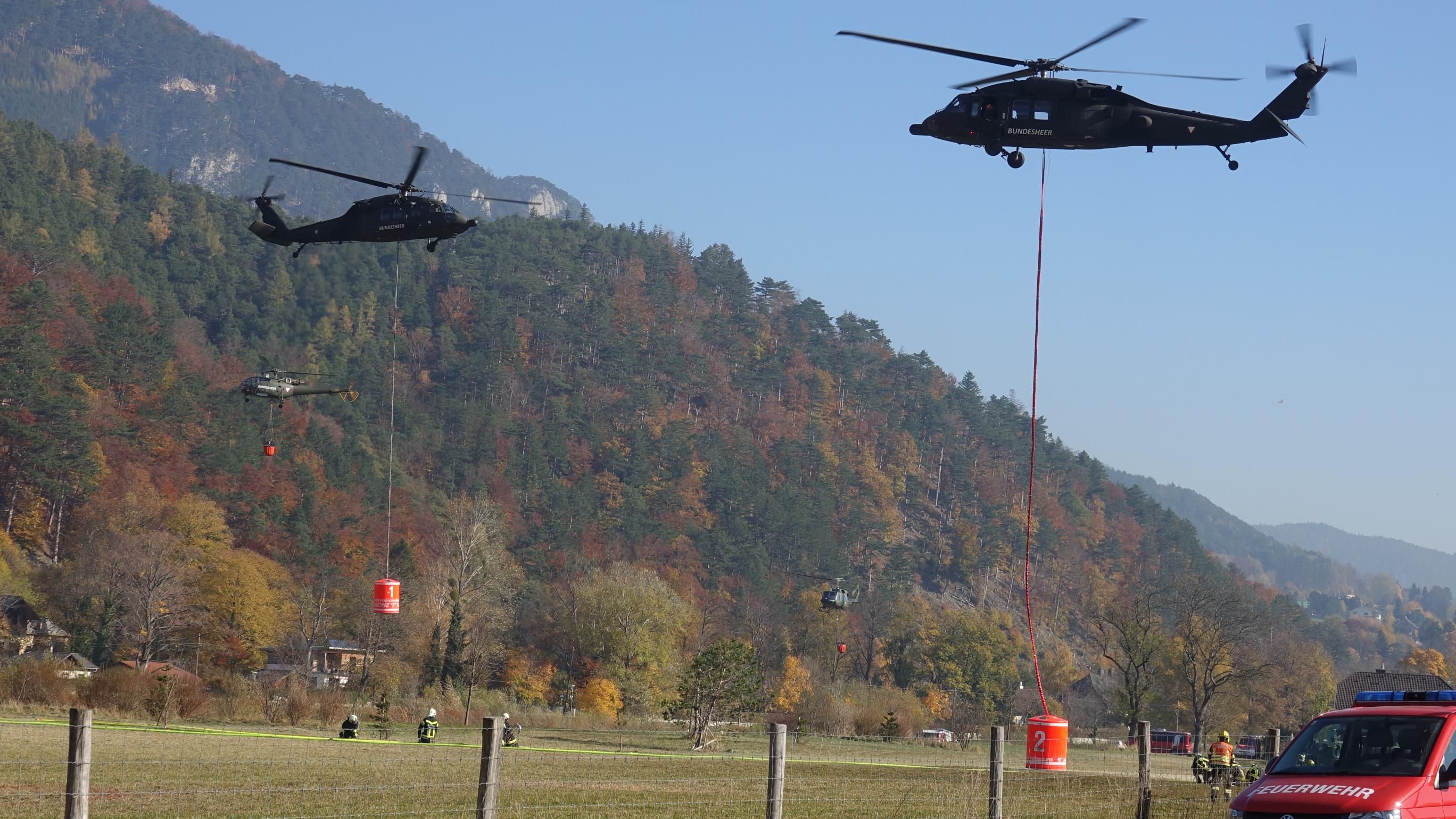 Aufnahmen vom Sonntag in Hirschwang