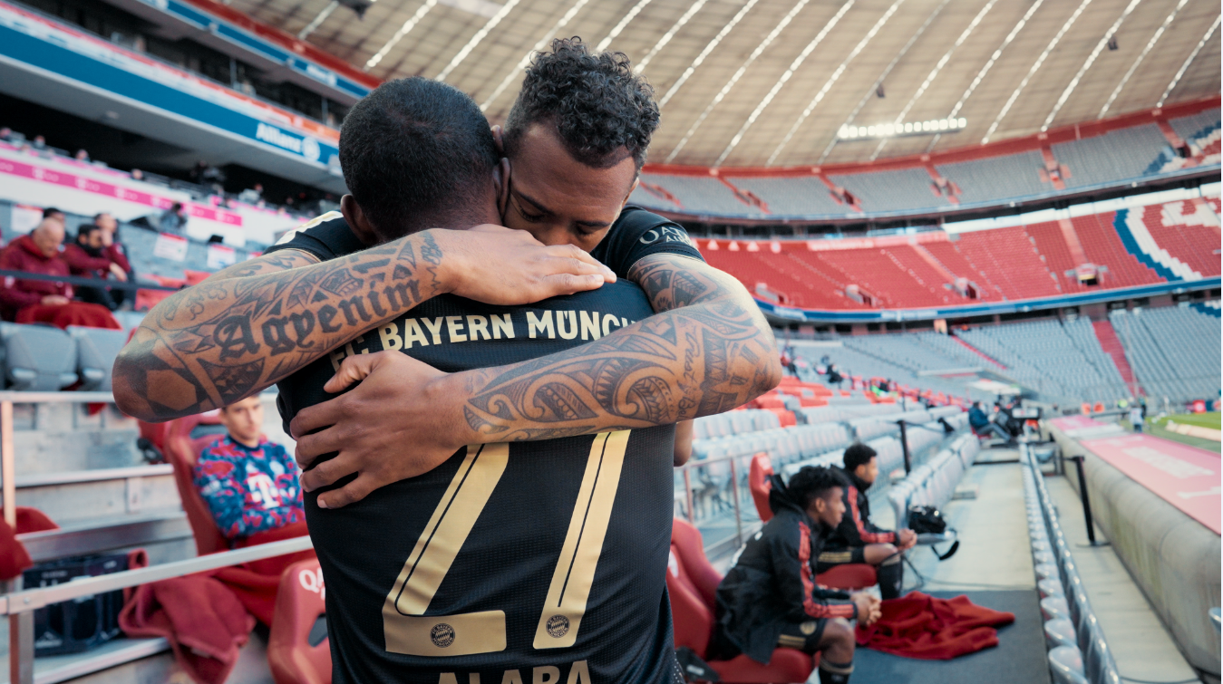 Die Bayern zeigen  hier viele Emotionen.