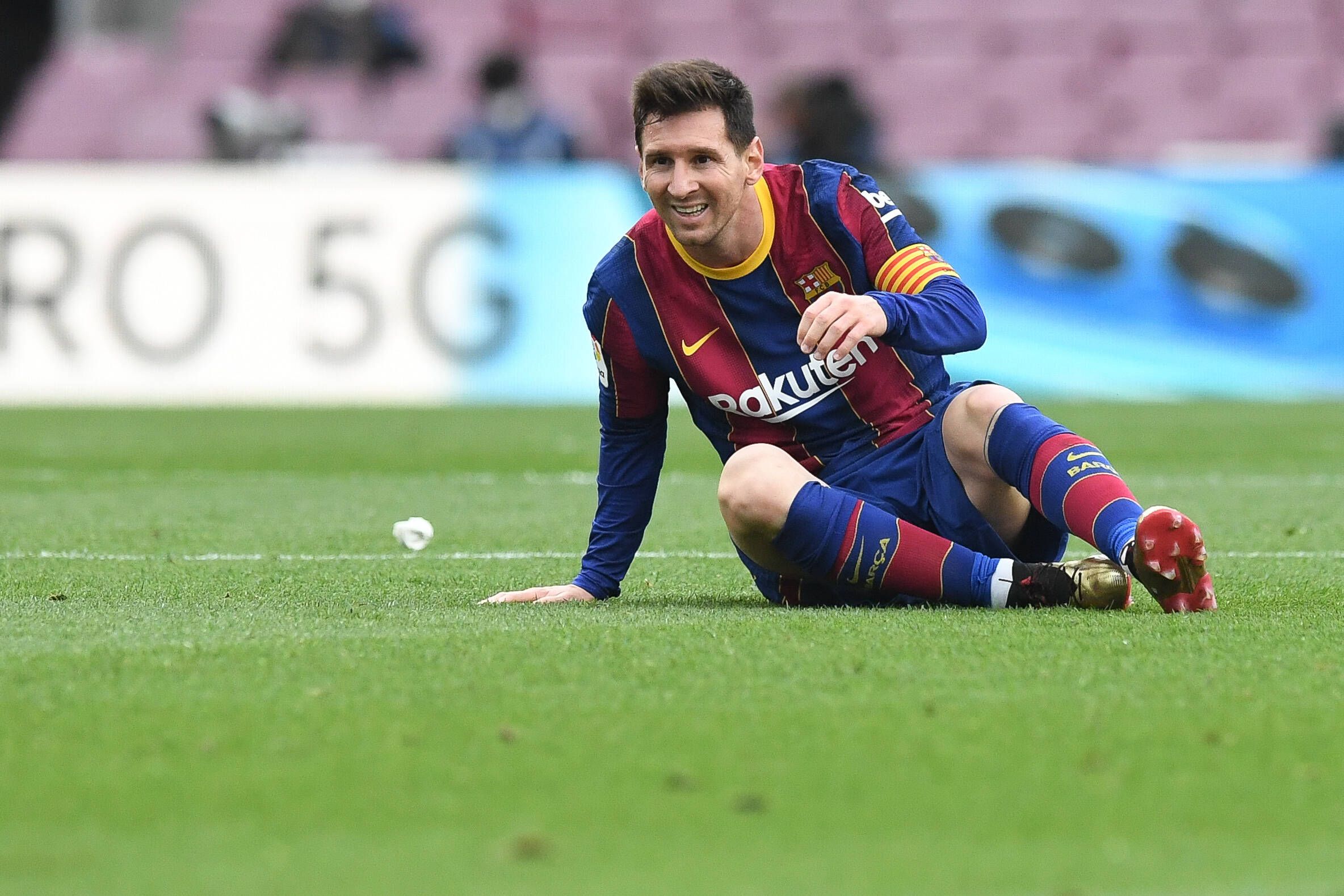 Lionel Messi bei seinem letzten Einsatz für Barcelona.