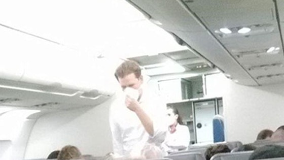 Sebastian Kurz: Schnappschuss aus dem Dublin-Flieger