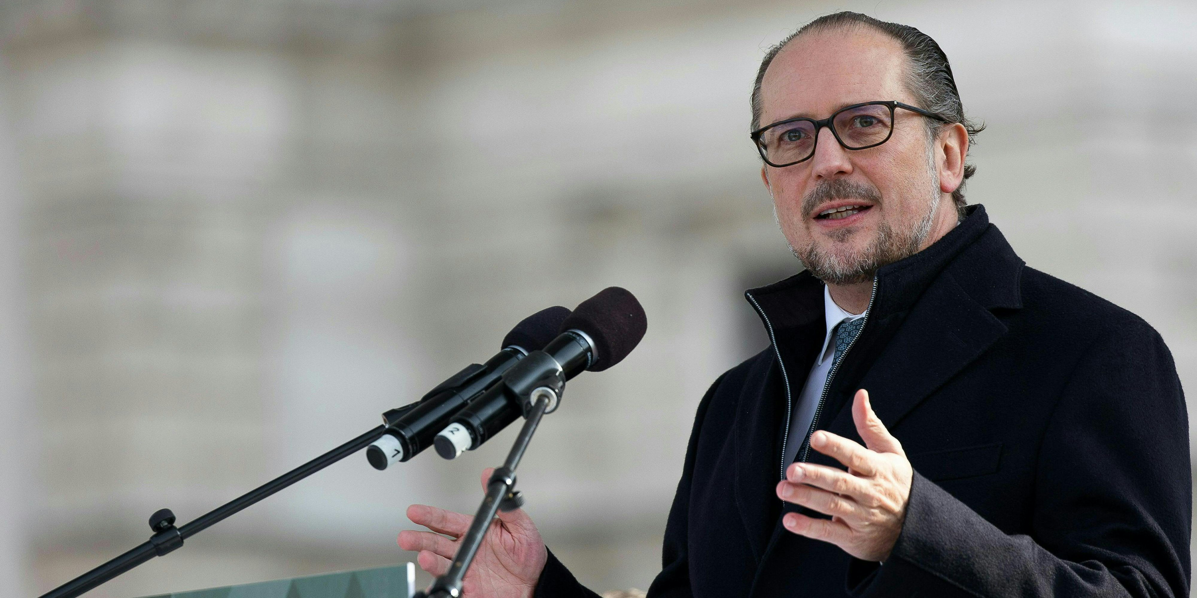 Bundeskanzler Alexander Schallenberg will trotz des Anschlags keine Spaltung der Gesellschaft zulassen.