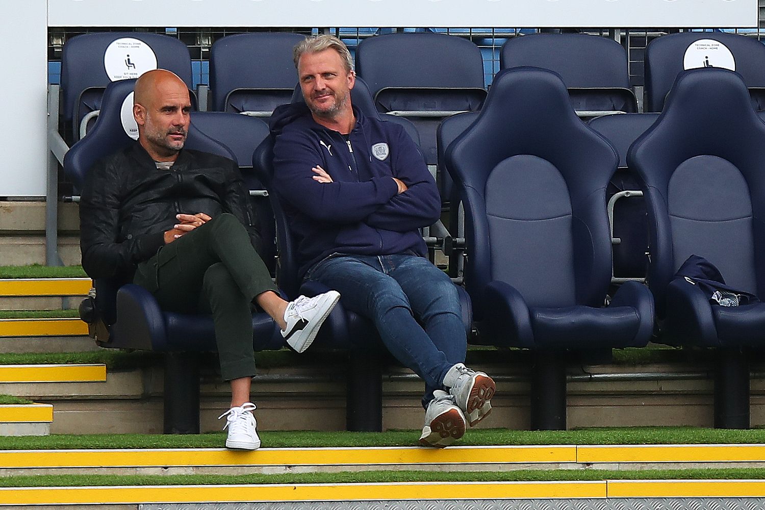 Pep Guardiola mit Markus Schopp