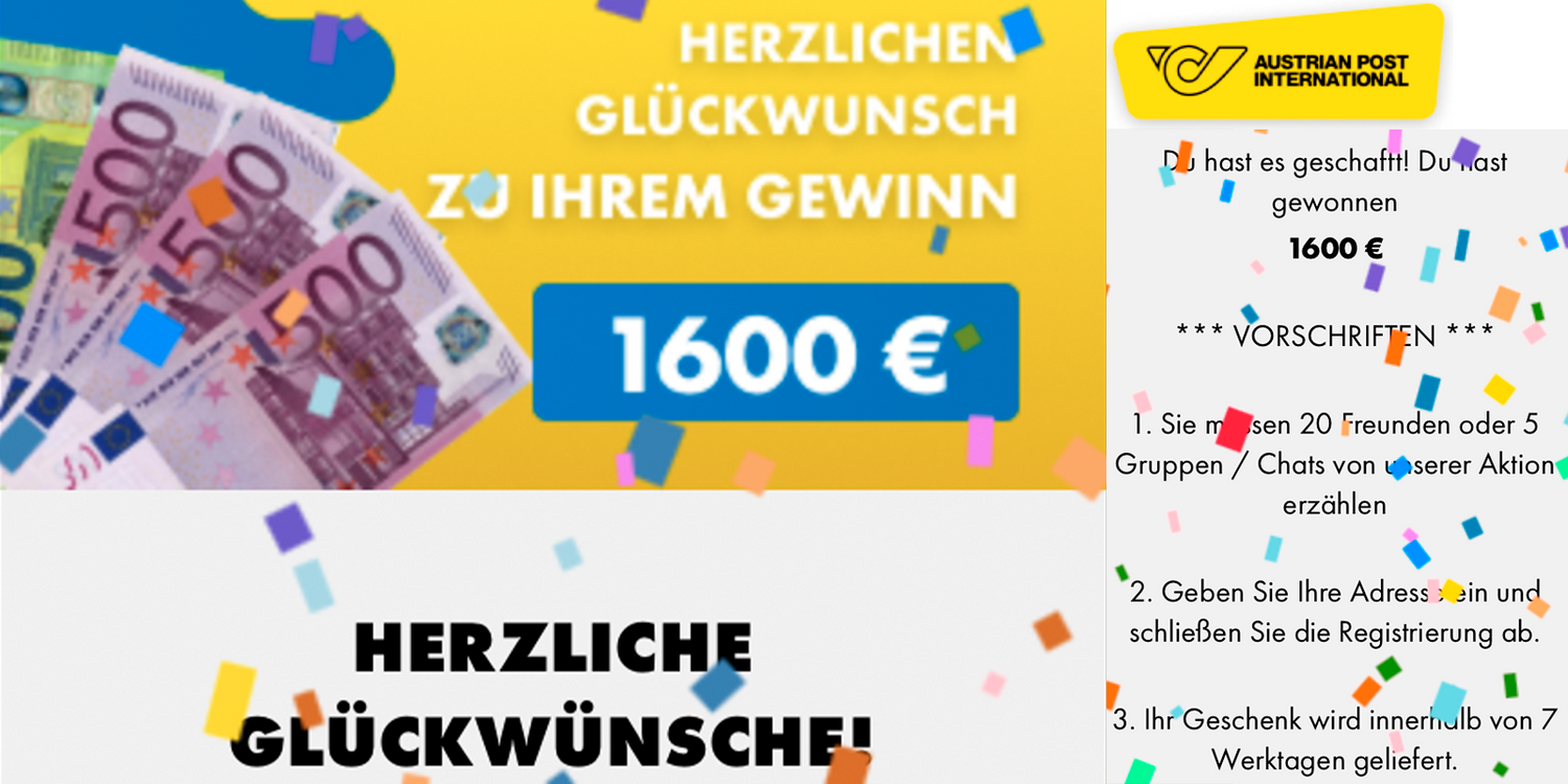 Um an die vermeintliche Gewinnsumme zu gelangen, müssen Vorschriften beachtet werden.