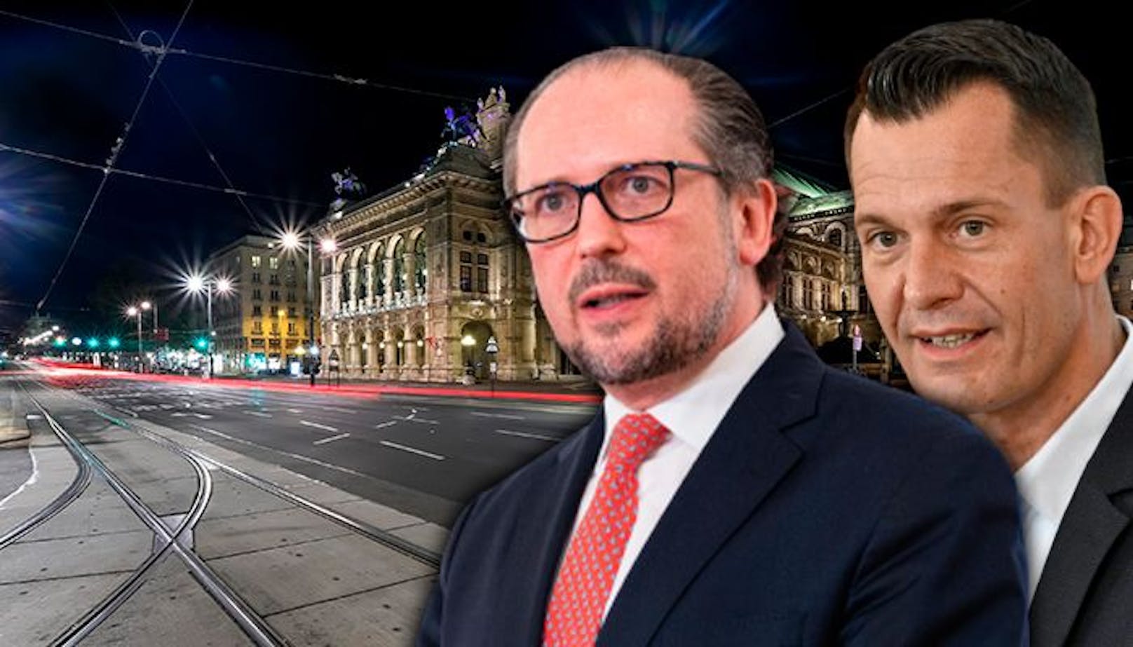 Bundeskanzler Alexander Schallenberg und Gesundheitsminister Wolfgang Mückstein