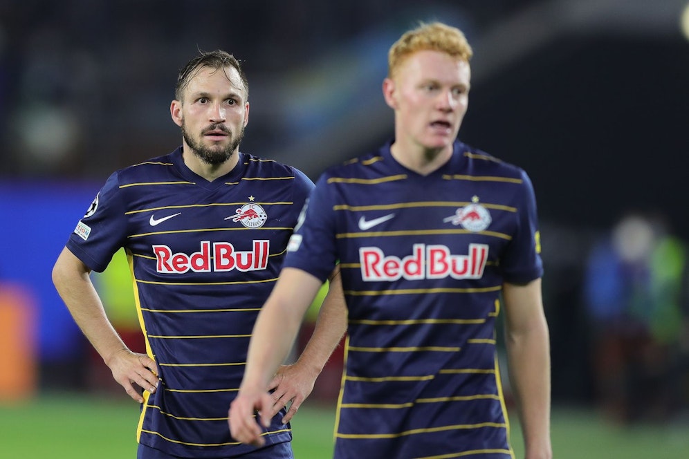 Salzburg hadert nach der 1:2-Pleite in Wolfsburg. 