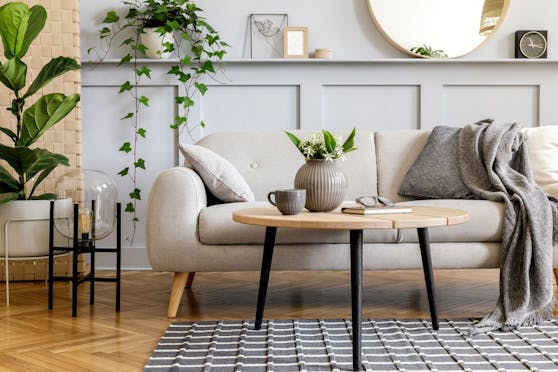 Geschickt platzierte Möbel und Accessoires sollen Gusto aufs neue Heim machen.