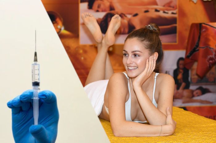 Wellness-Angebote und Impfungen zur selben Zeit in der Messe Tulln.