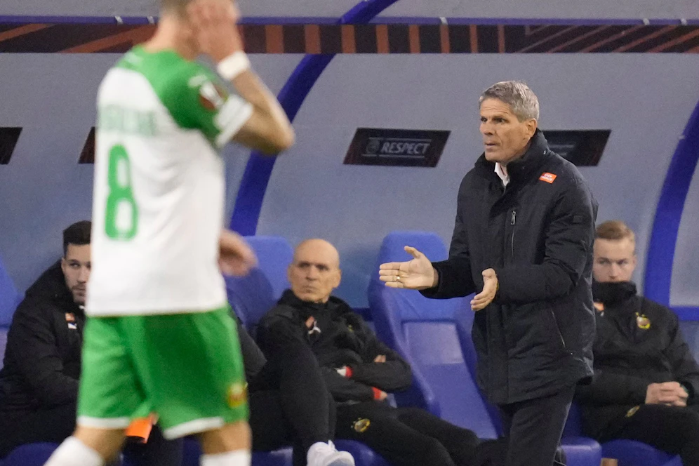 Rapid-Coach Didi Kühbauer in Zagreb. 