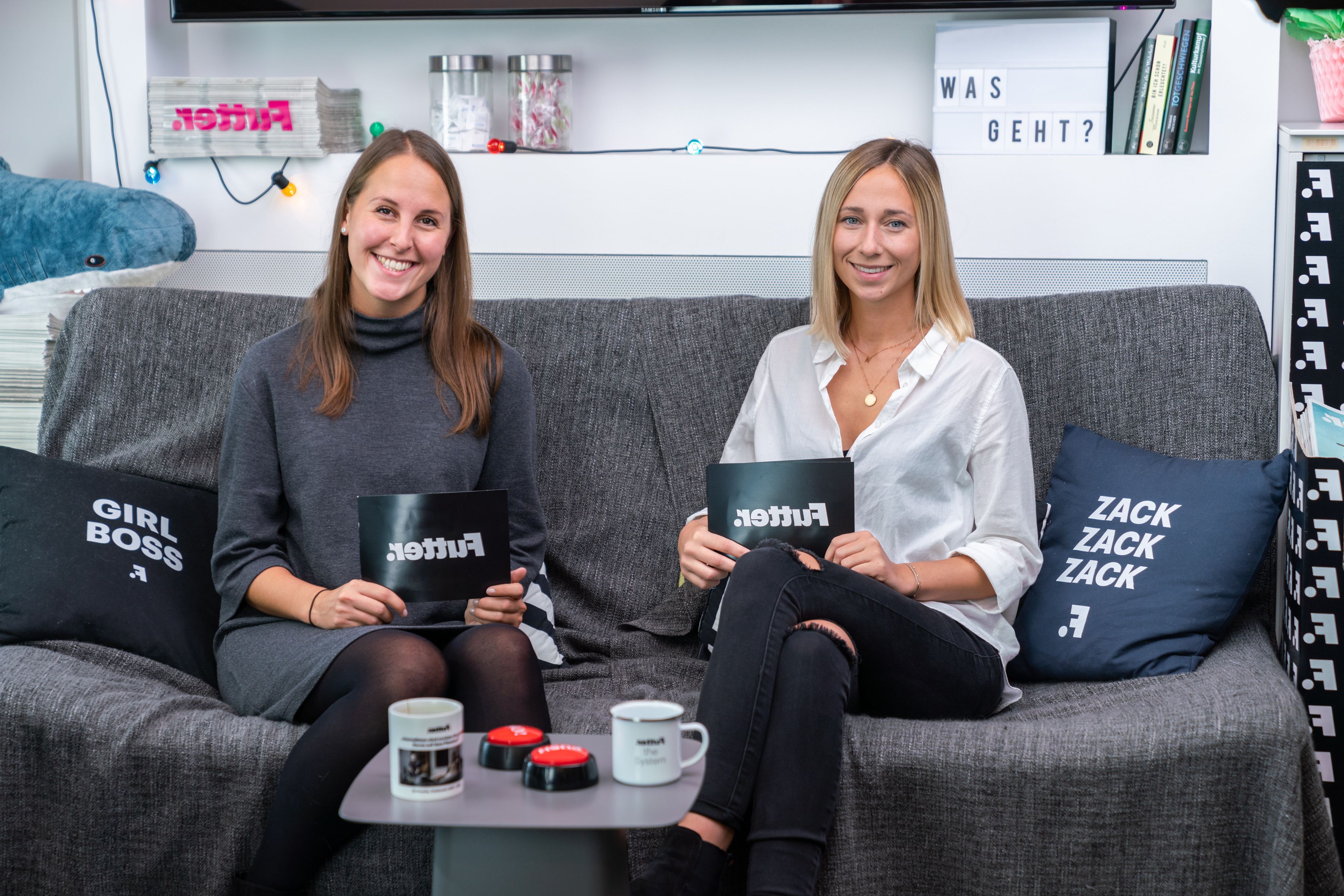 Was Geht? - Das Newsformat von A1now und Futter v.l.n.r. Claudia Mann, Hannah Zaunschirm.