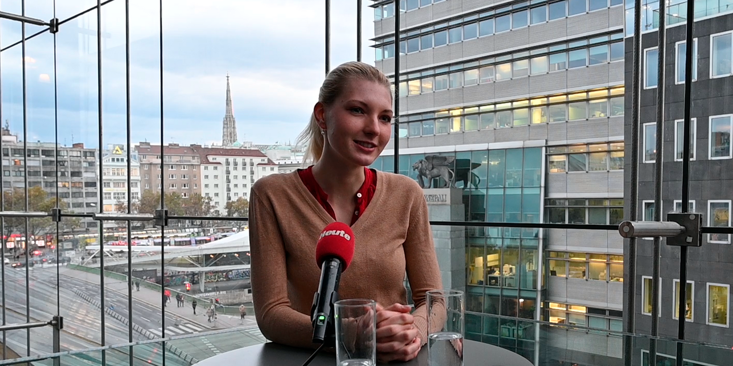 Salesy-Gründerin Viktorika Izdebska im "Heute"-Businesstalk aus dem weXelerate.