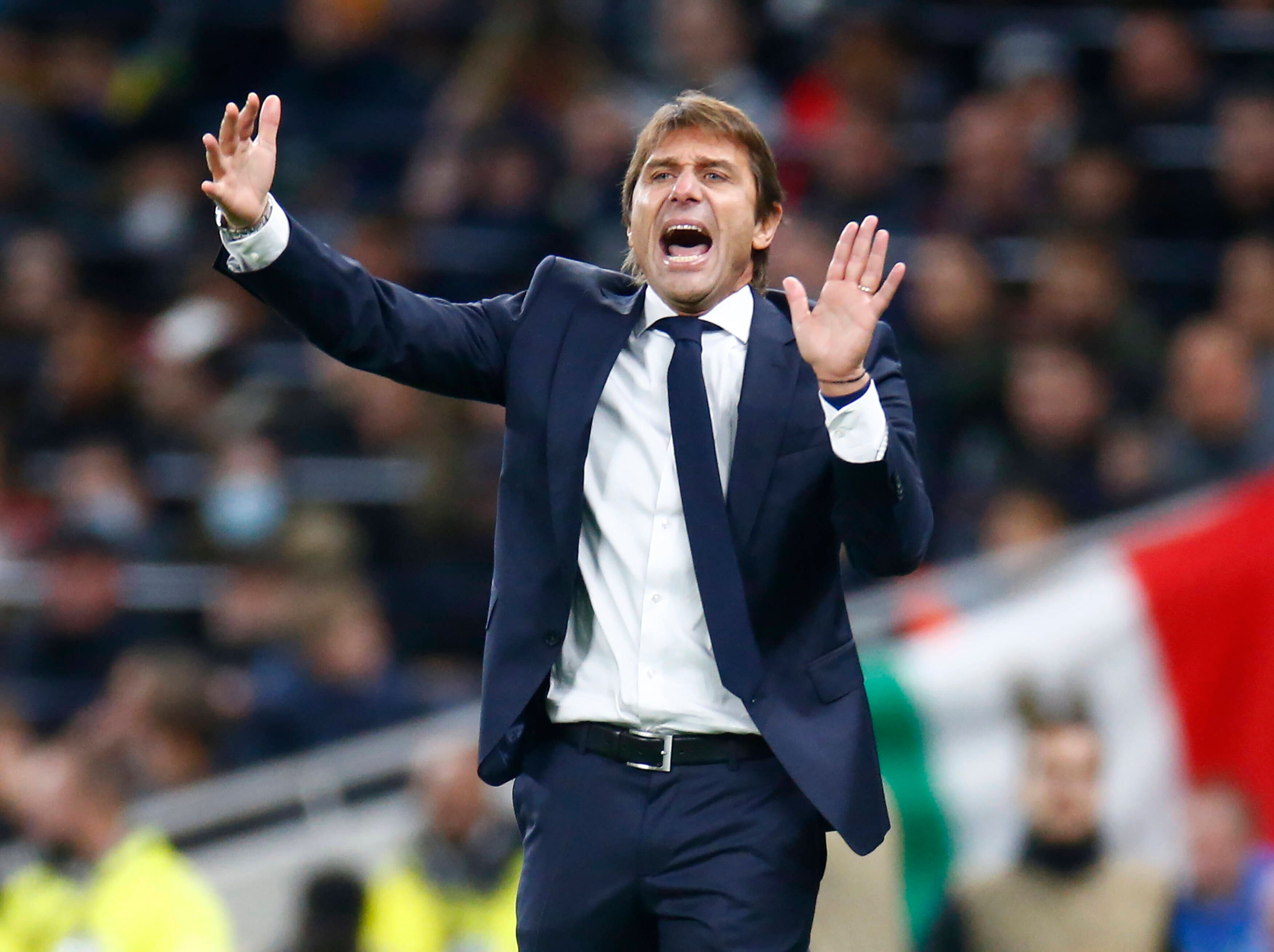 Tottenham-Coach Antonio Conte gegen Vitesse Arnheim. 