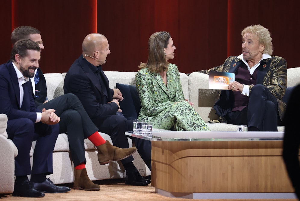 Hier sprach Gottschalk noch mit Svenja Jung über ihren Film. Kurz darauf vergaß er ihren Namen. 