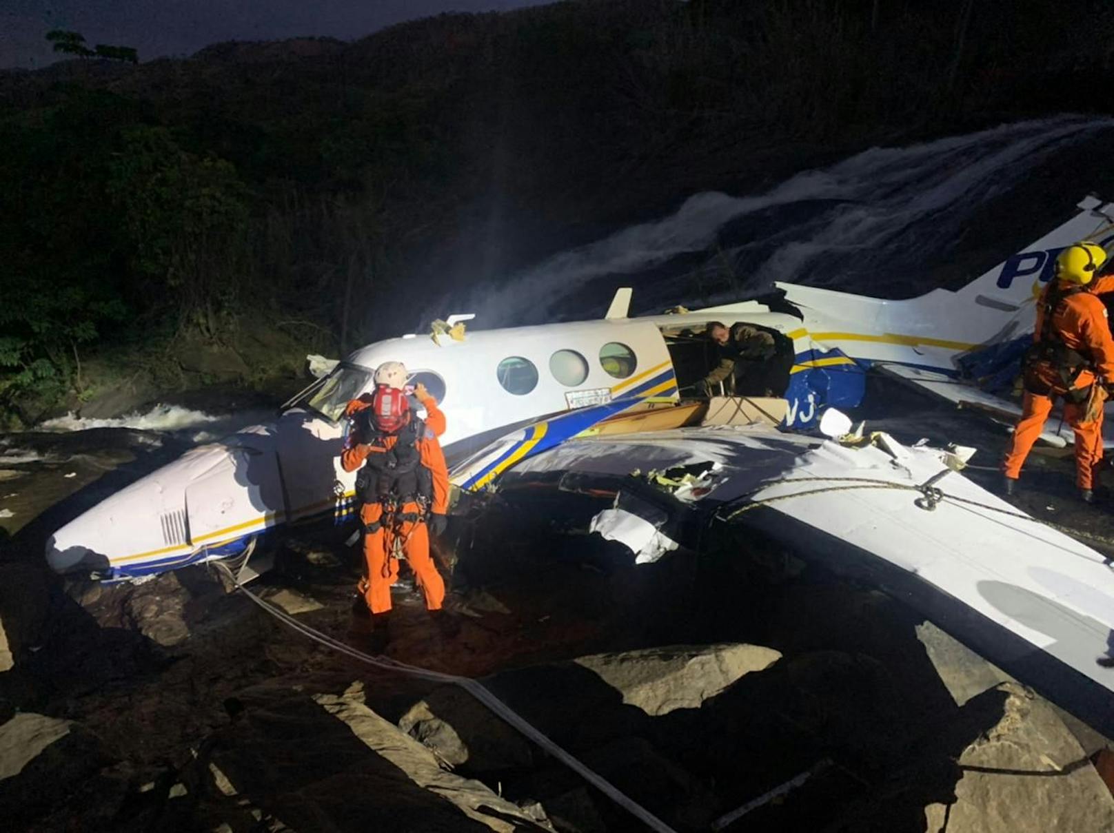 Marília Mendonça (26) kam am 5. November 2021 bei dem Absturz dieses Flugzeuges im brasilianischen Bundesstaat Mineas Gerais ums Leben.&nbsp;