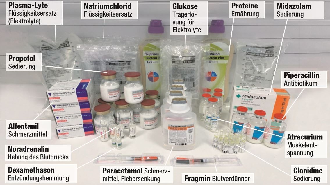 Das bekommt ein Intensivpatient pro Tag
