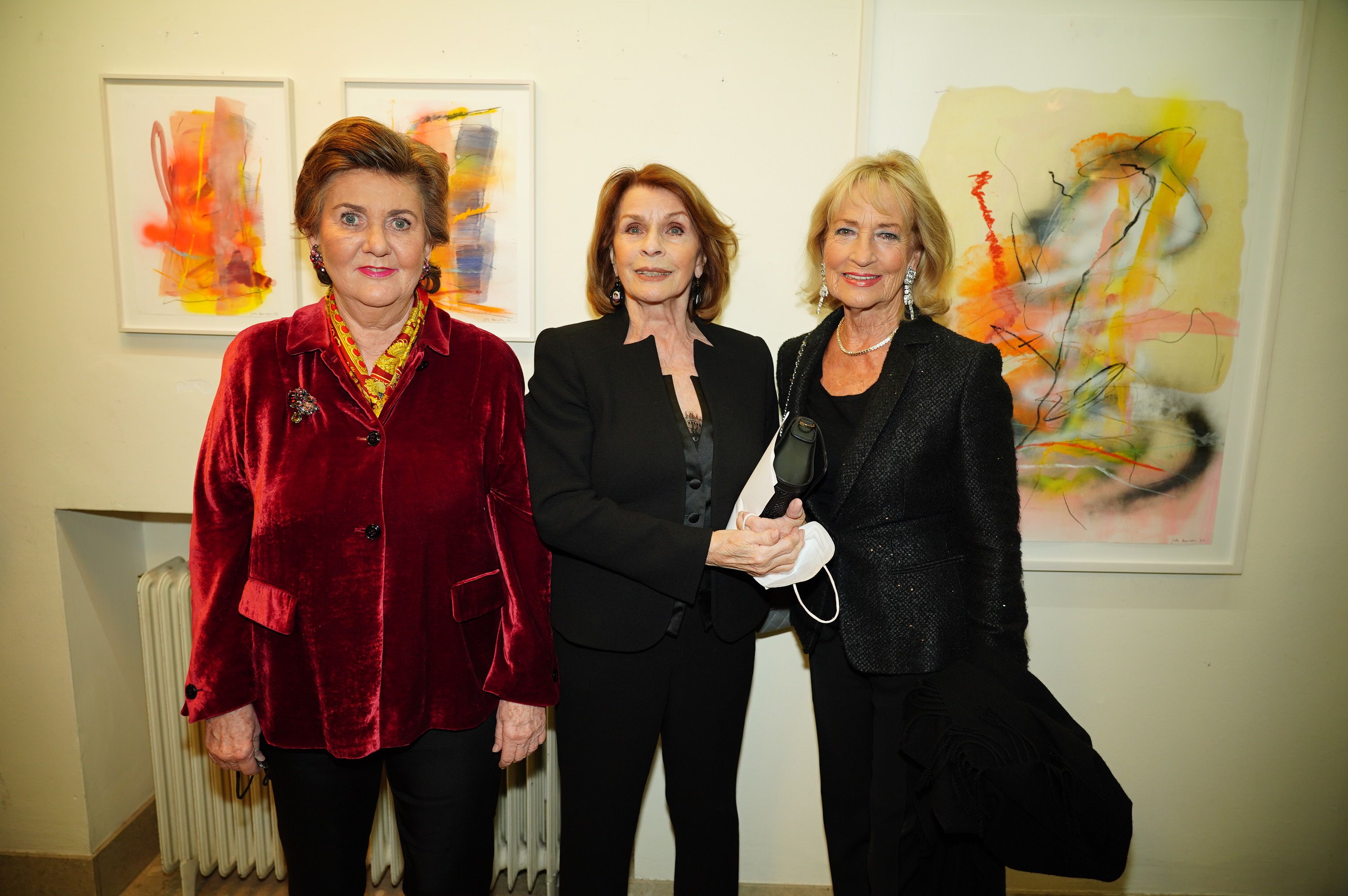 Helga Rabl-Stadler, Mimin Senta Berger und Dagmar Koller