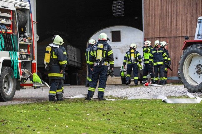 Die Feuerwehr war zu einem Brand gerufen worden, musste dann aber auch noch den 5-jährigen Maxi suchen.