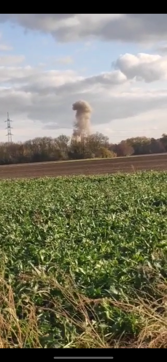 Die Explosion war kilometerweit zu sehen.