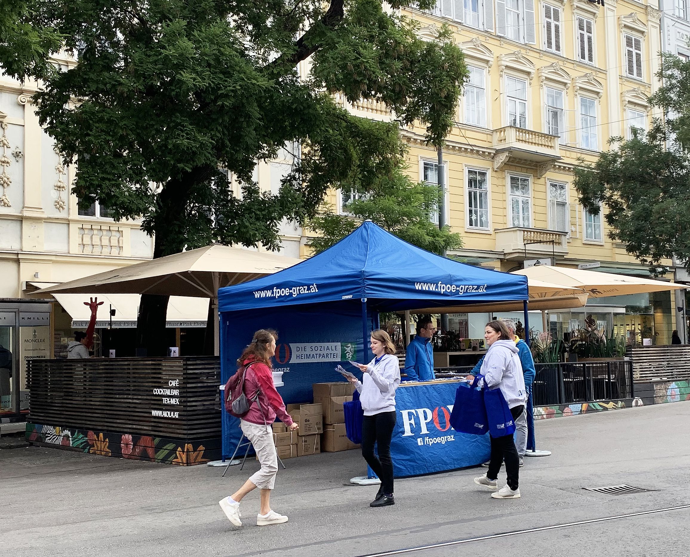 FPÖ-Wahlkampf in Graz