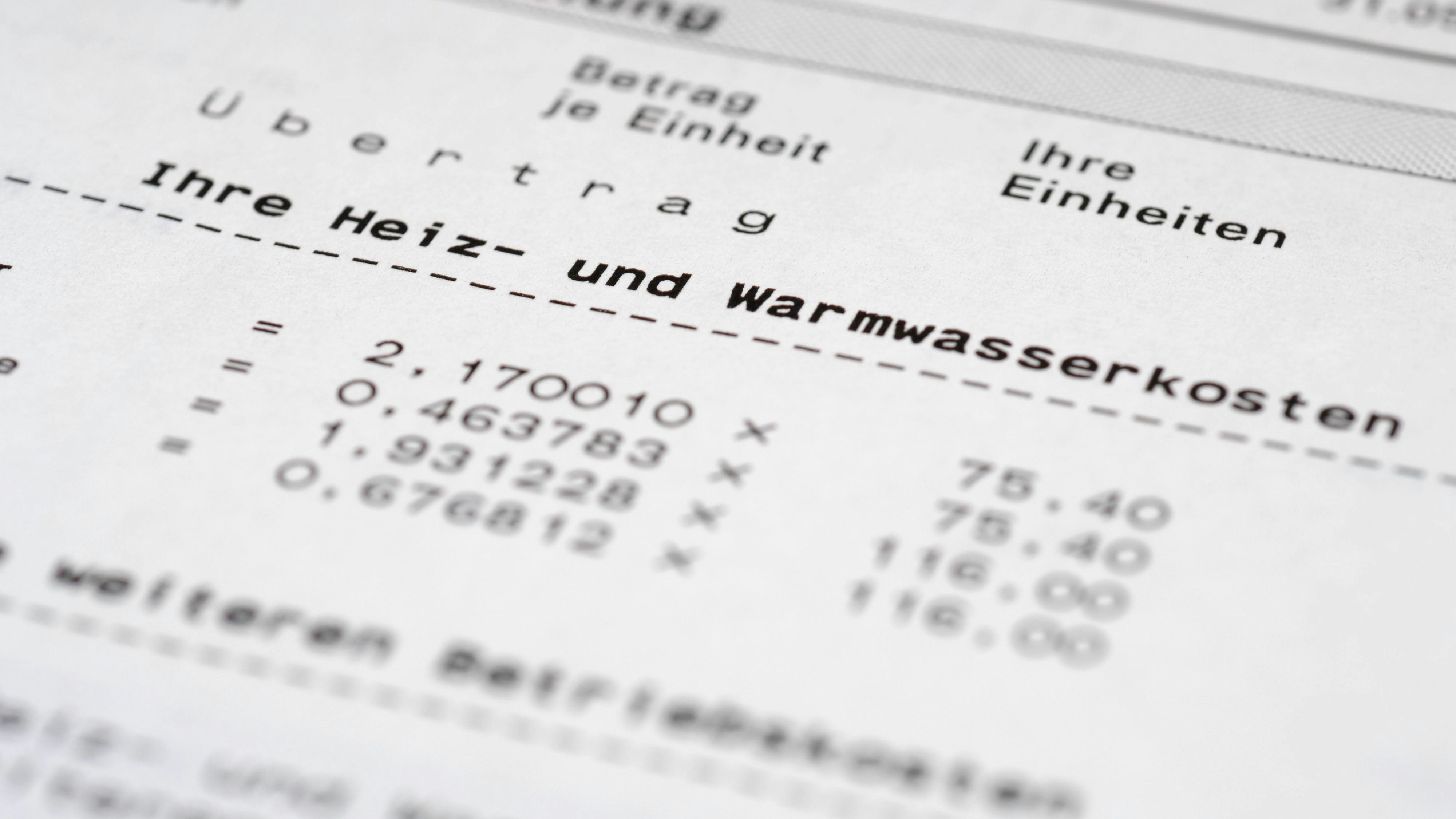 Download von www.picturedesk.com am 08.11.2021 (09:13).  Abrechnung der Mietnebenkosten - 20210221_PD14504 - Rechteinfo: Rights Managed (RM)