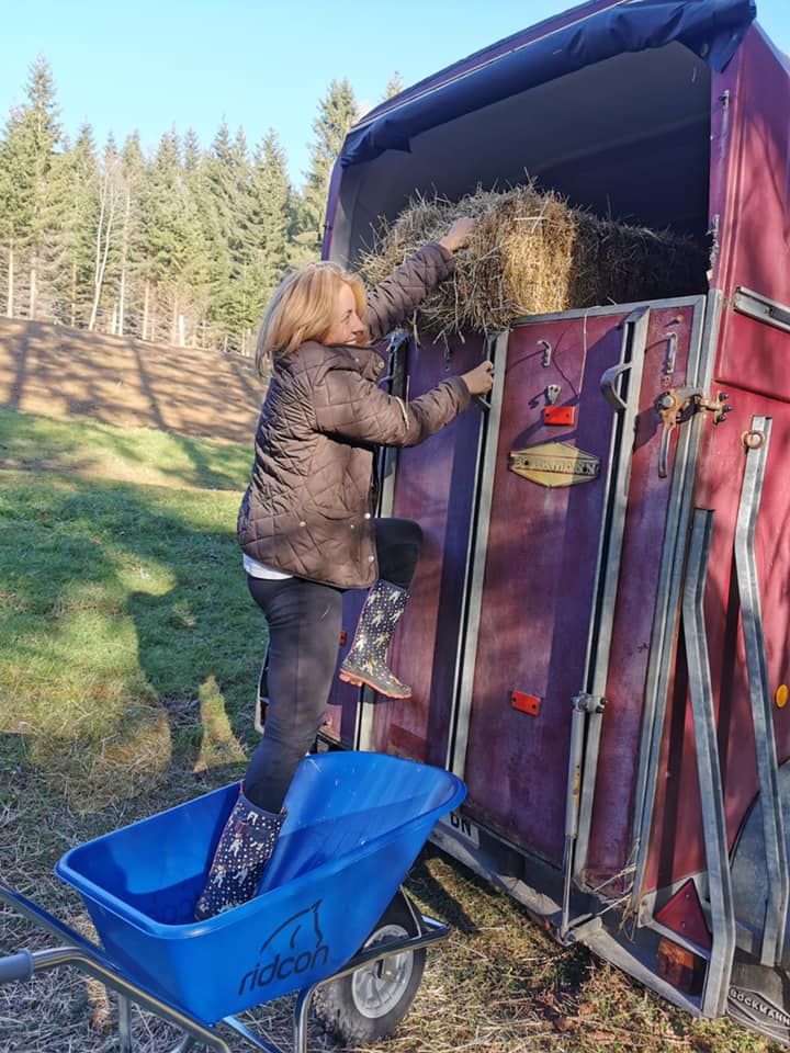 Iva Schell kümmert sich auf ihrer Alm in Preitenegg in Kärnten um so gut wie alles selbst.
