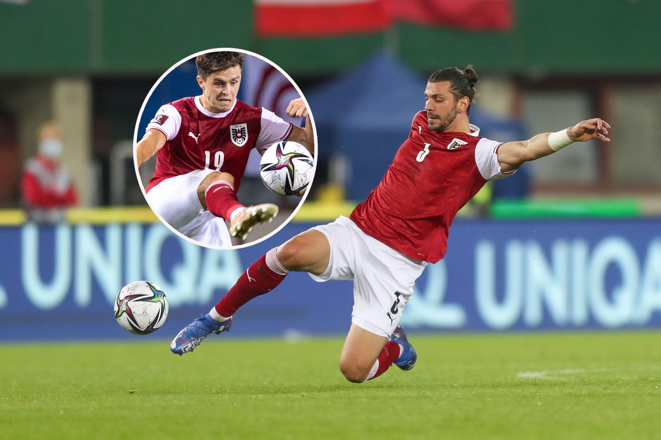 Baumgartner (l.) und Dragovic wollen die Fans zurückgewinnen.