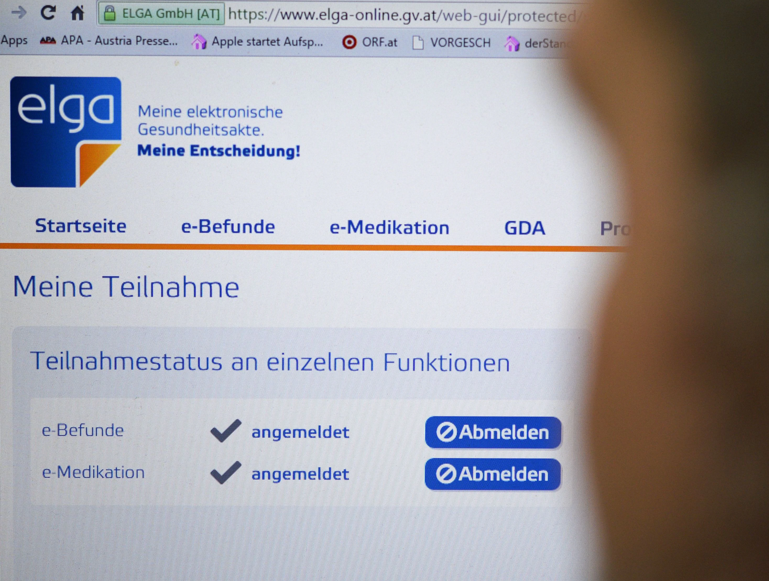 Die Elektronische Gesundheitsakte (ELGA) wurde 2015 in Österreich gestartet.