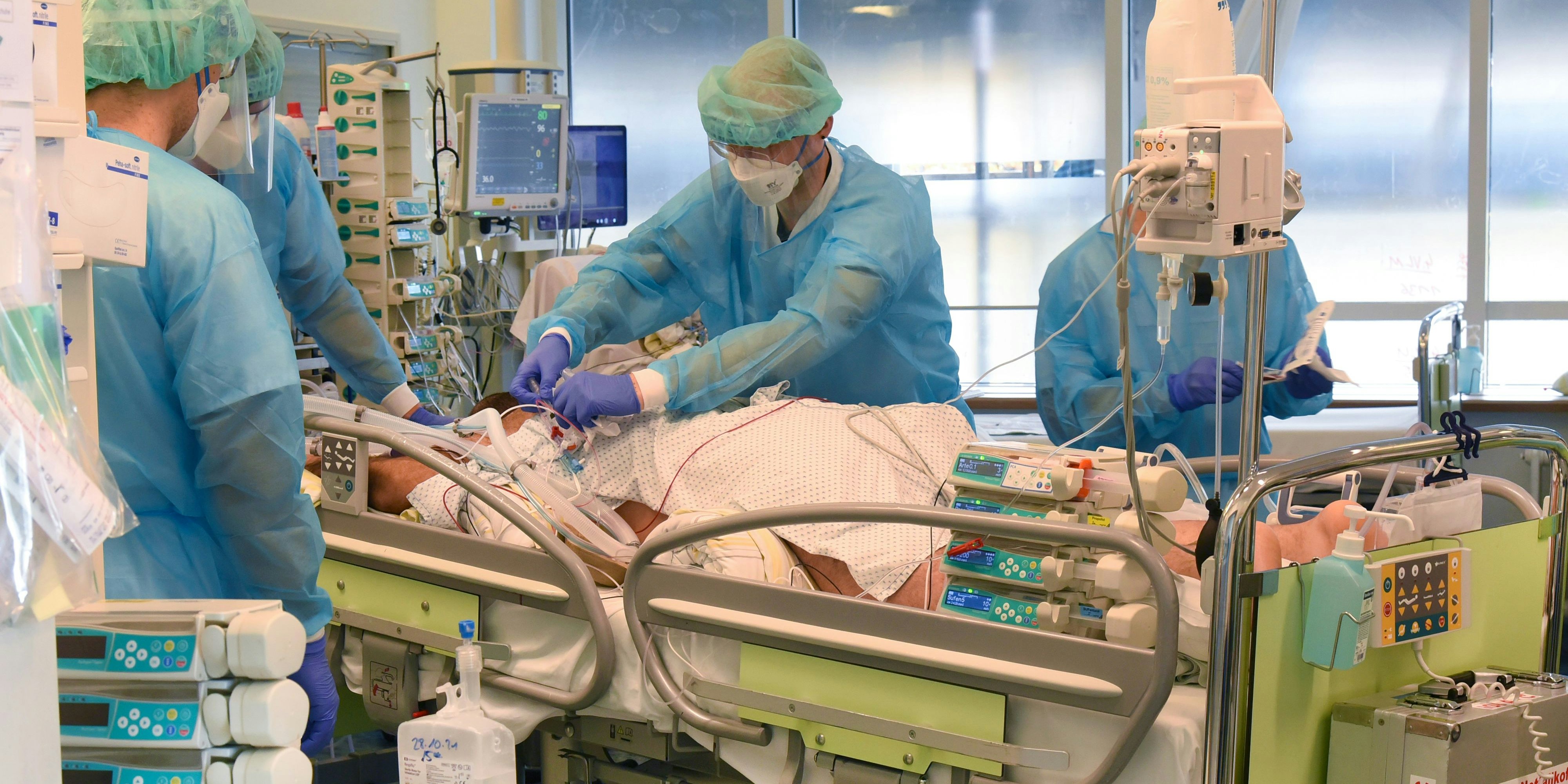 Die ICU-Kapazitäten schmelzen in der vierten Corona-Welle dahin. Symbolbild