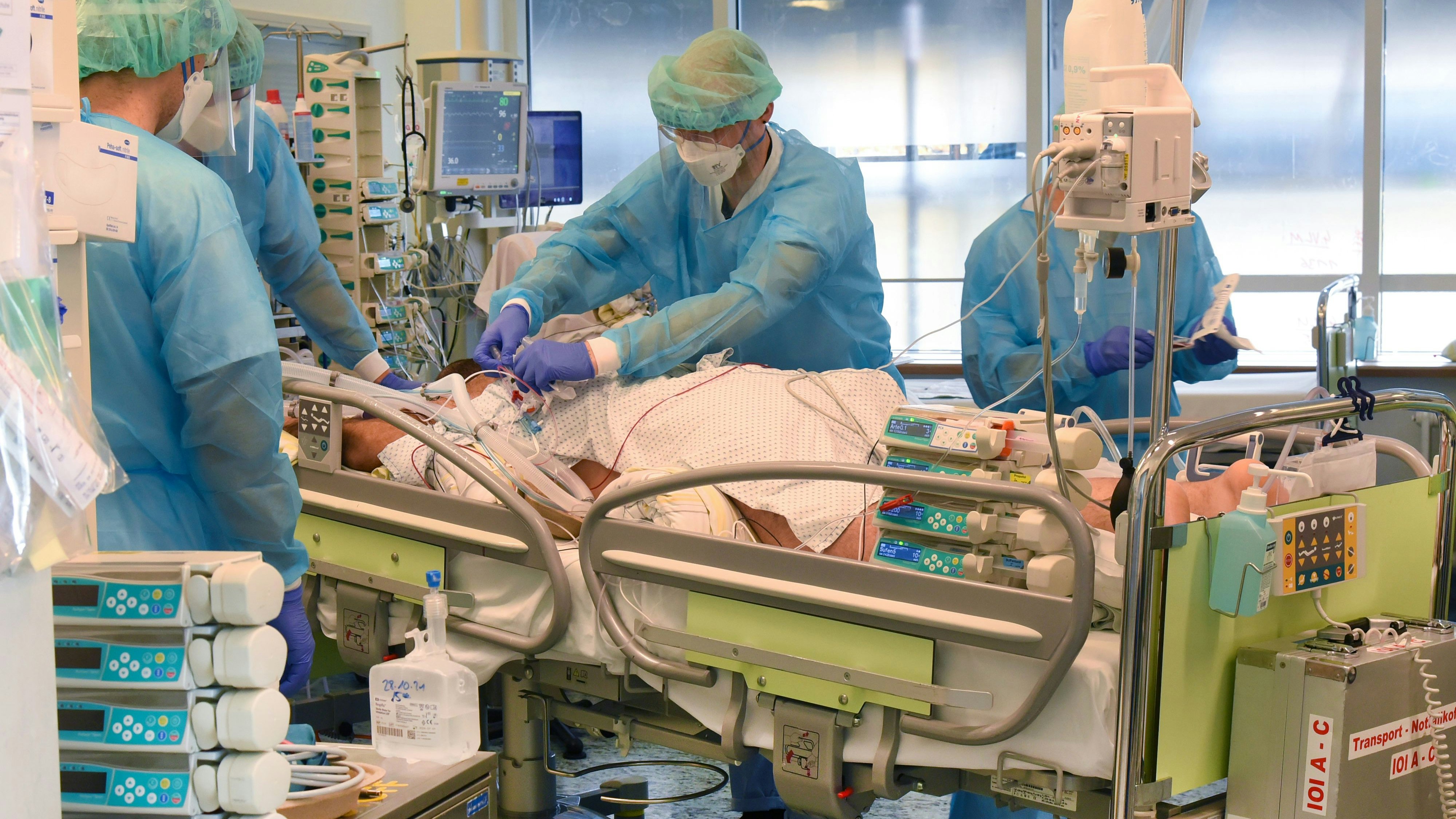 Die ICU-Kapazitäten schmelzen in der vierten Corona-Welle dahin. Symbolbild