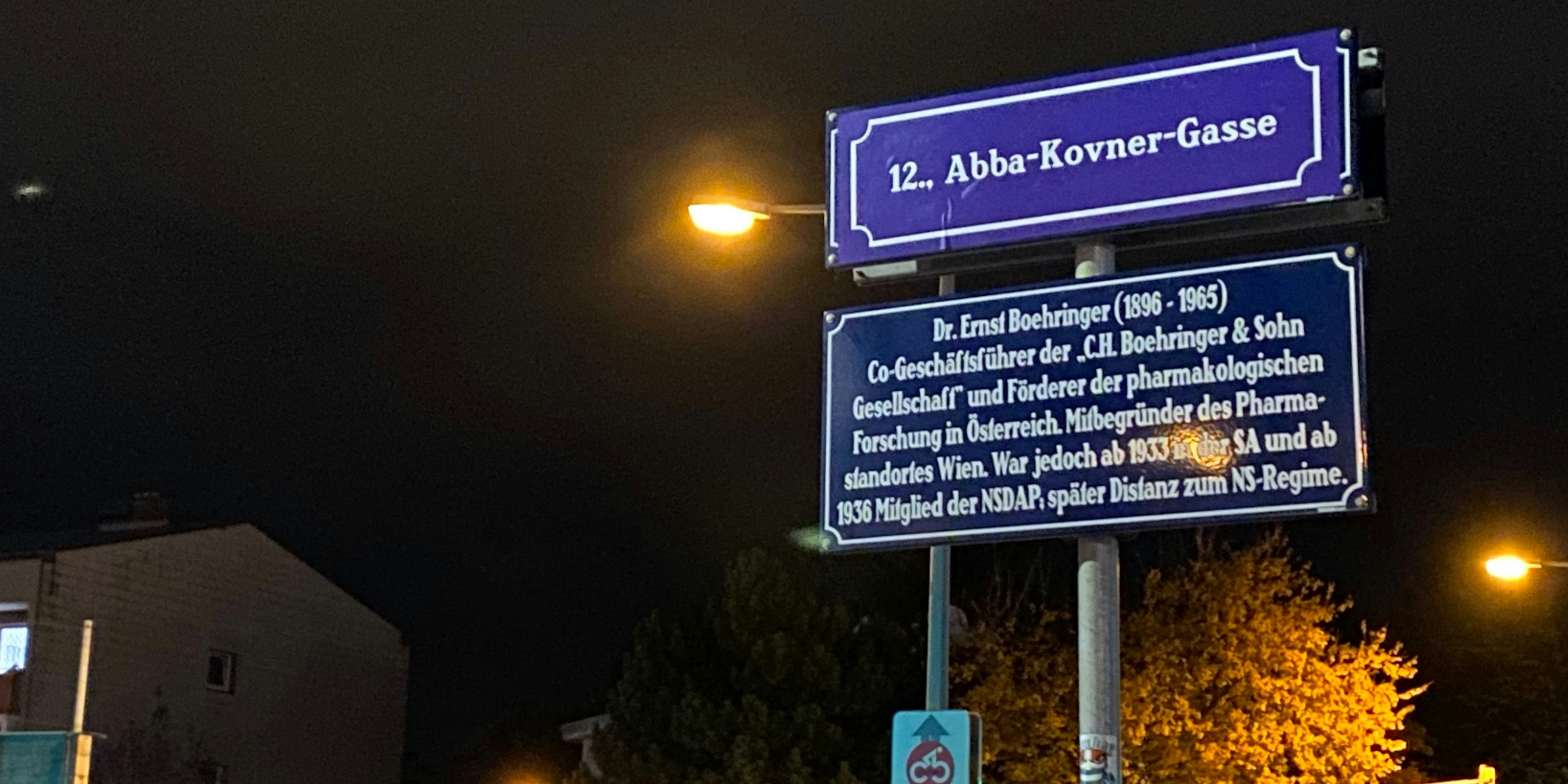 23 Wiener Straßen bekamen über Nacht neue Namen verpasst.