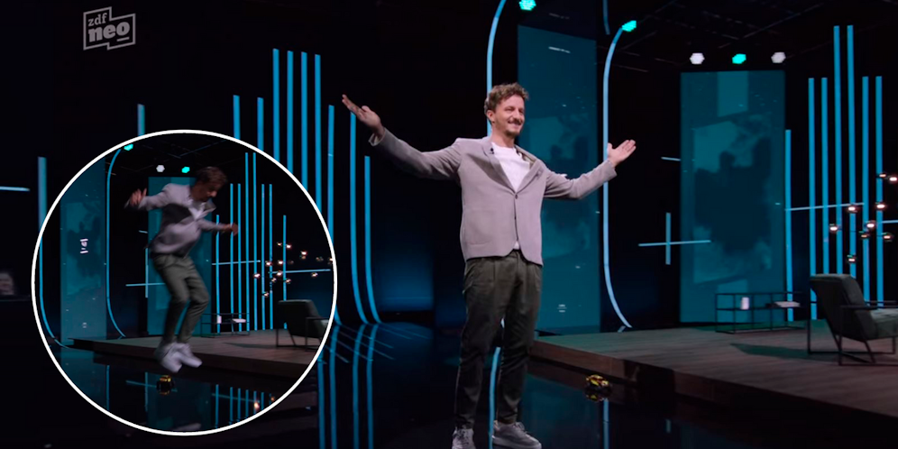 In der Satire-Show kam es zu einer heikleren Szene. 