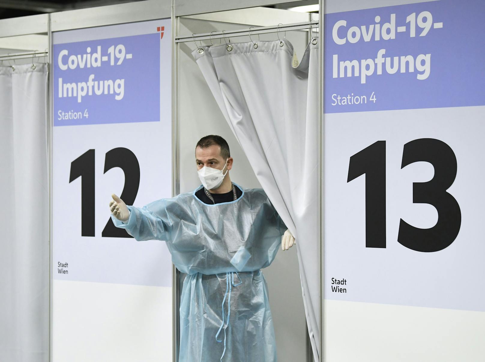 Corona-Impfung im Austria Center Vienna (Symbolfoto)