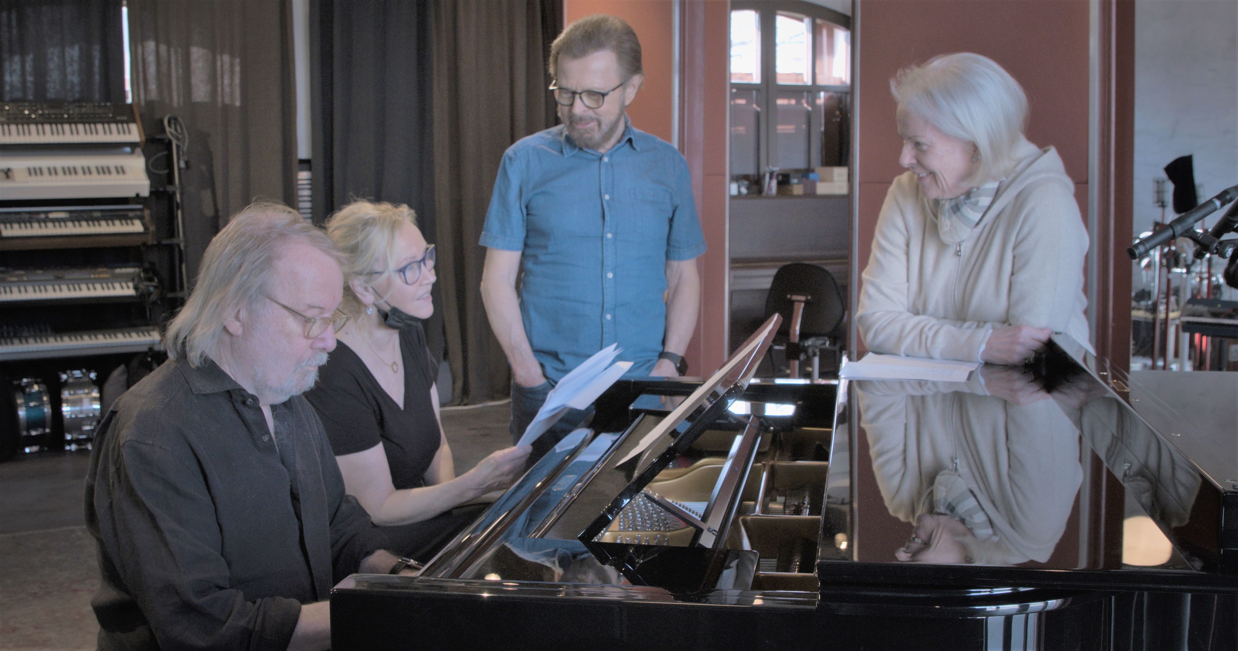 Benny, Agnetha,  Björn und Anni-Frid  (v.l.n.r.)