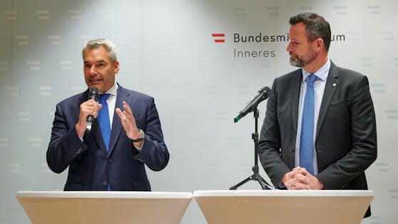 Bei der Eröffnung waren Innenminister Karl Nehammer (VP) und Direktor des Bundeskriminalamts, General Andreas Holzer anwesend.