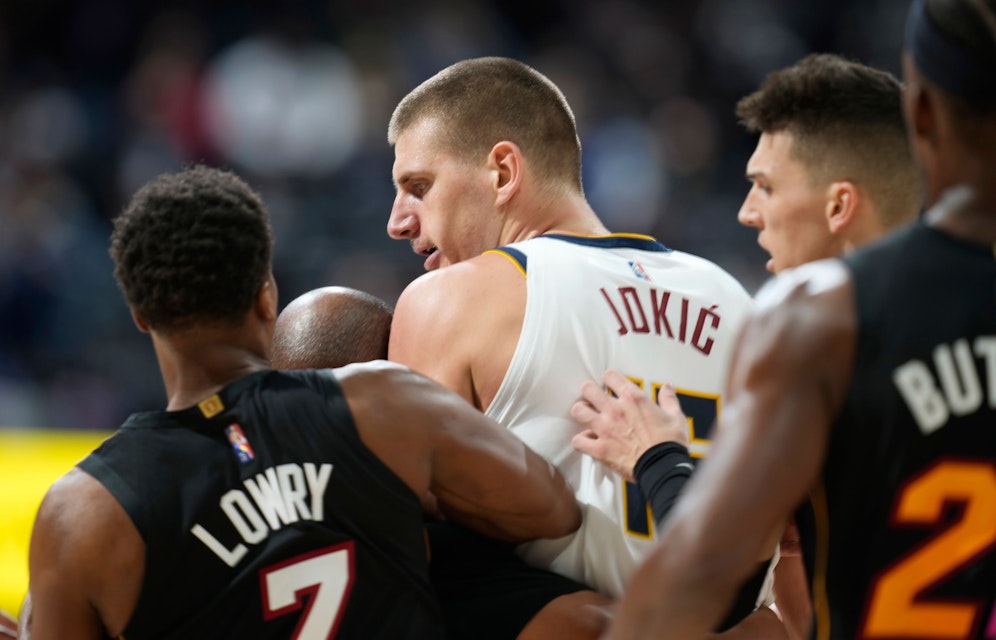 Nikola Jokic rastete aus. 