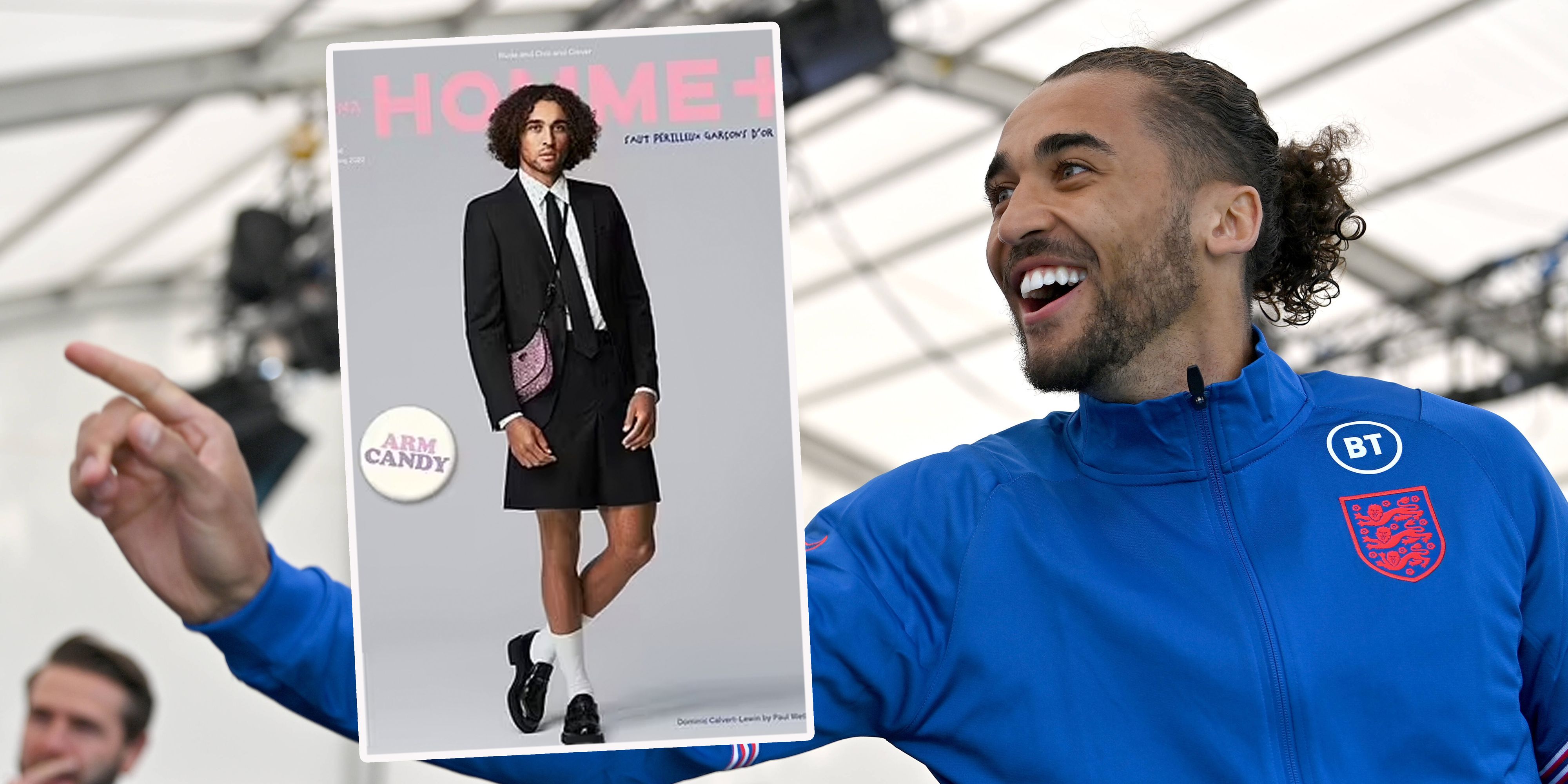Dominic Calvert-Lewin auf dem Cover von Homme+.