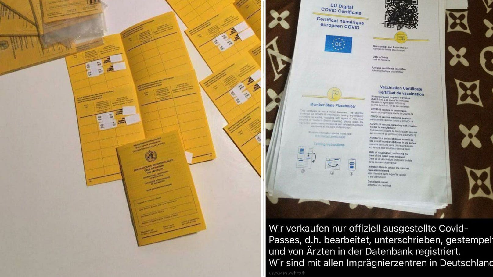 Tiroler Drogenring brachte Fake-Impfpässe in Umlauf