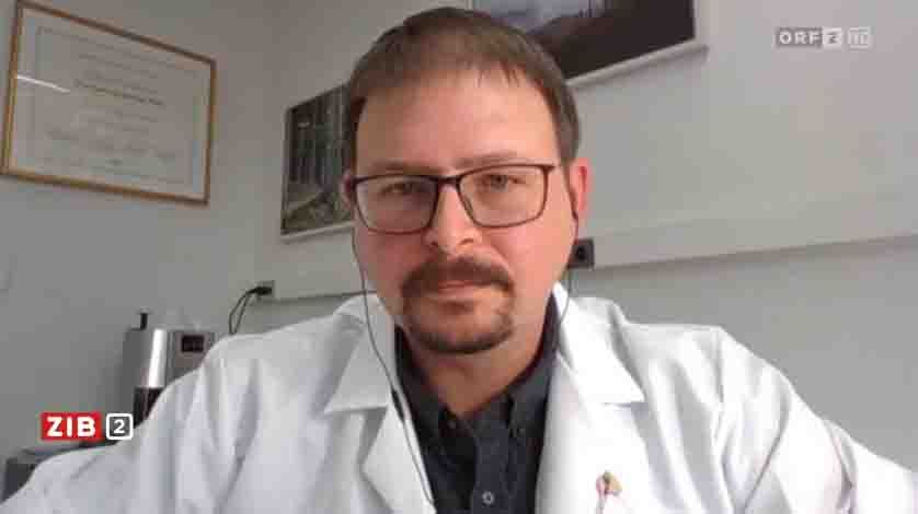 Impfstoffexperte Florian Krammer in der ZIB2