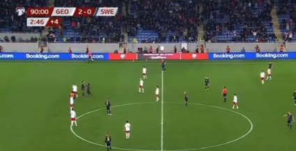 Zlatan gegen den Flitzer