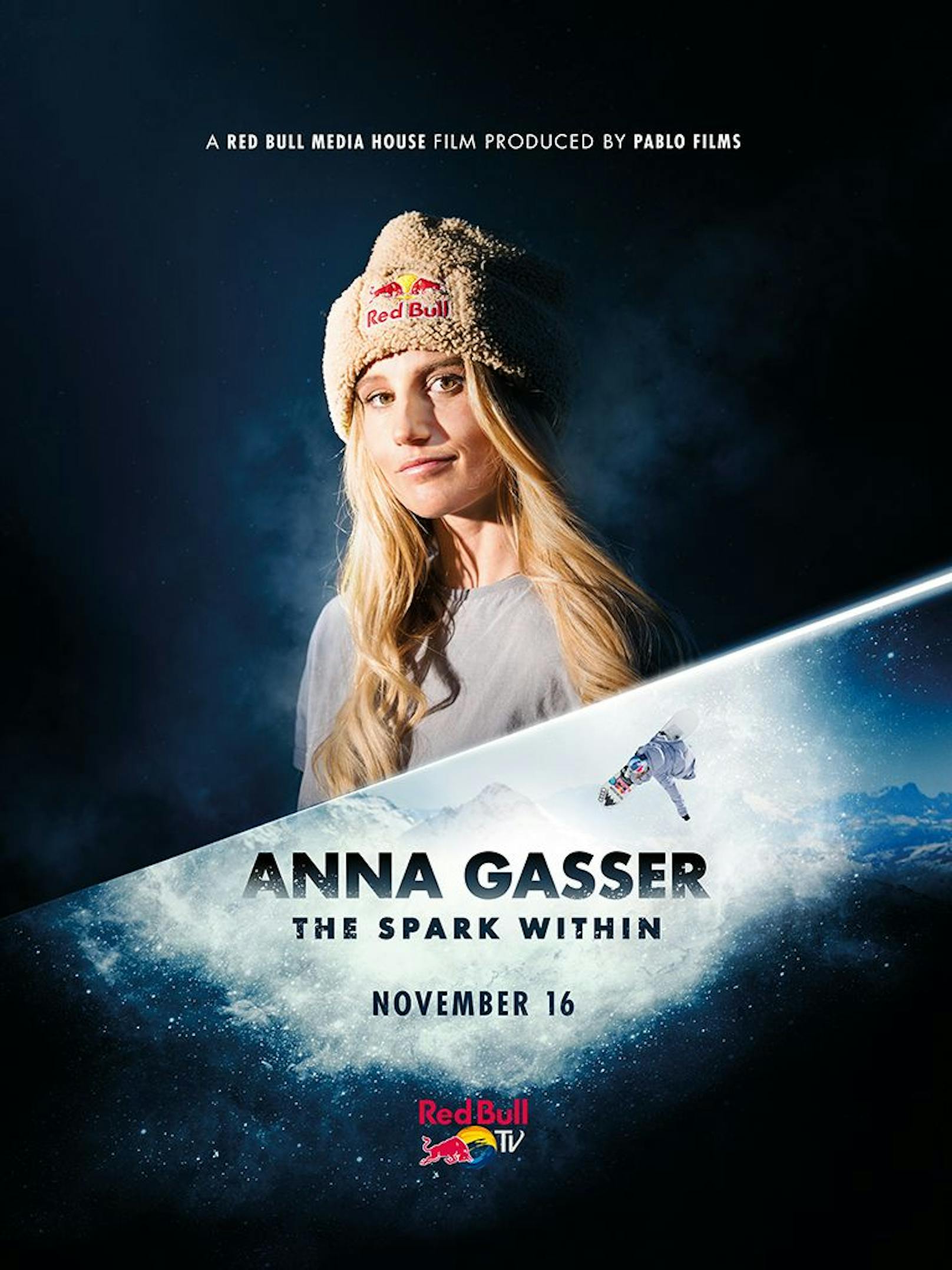 "The Spark Within" ("Der Funke in dir") ist eine Dokumentation über Snowboard-Olympiasiegerin Anna Gasser