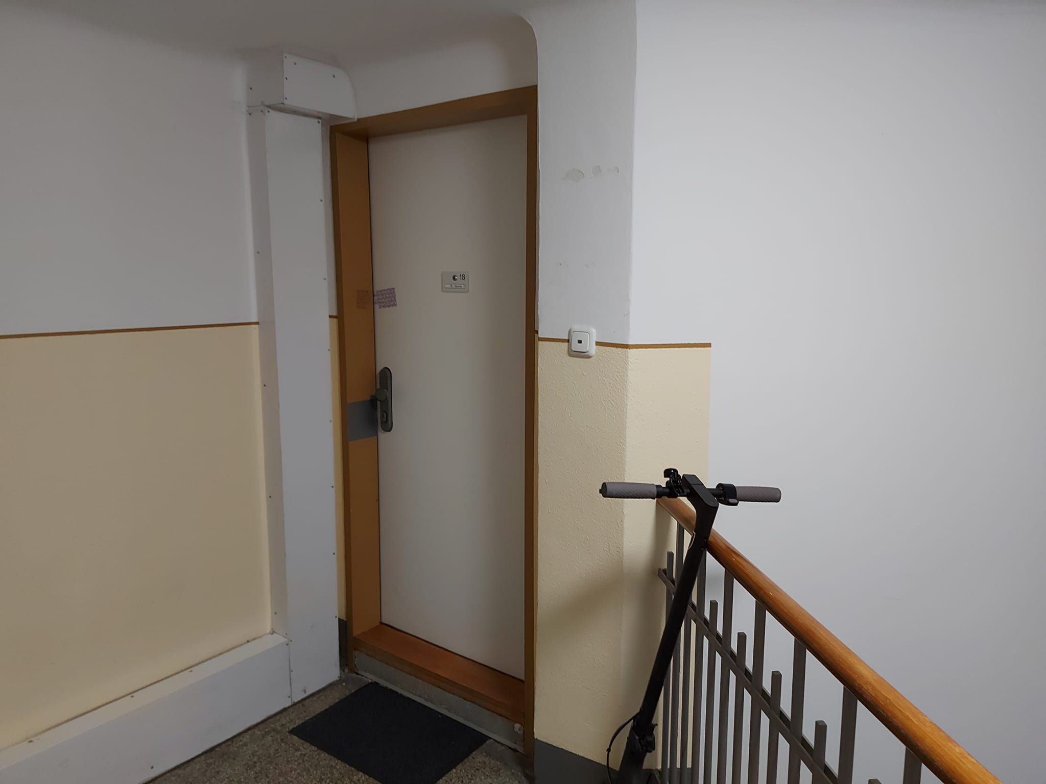 Hinter dieser Türe spielte sich das Drama ab.