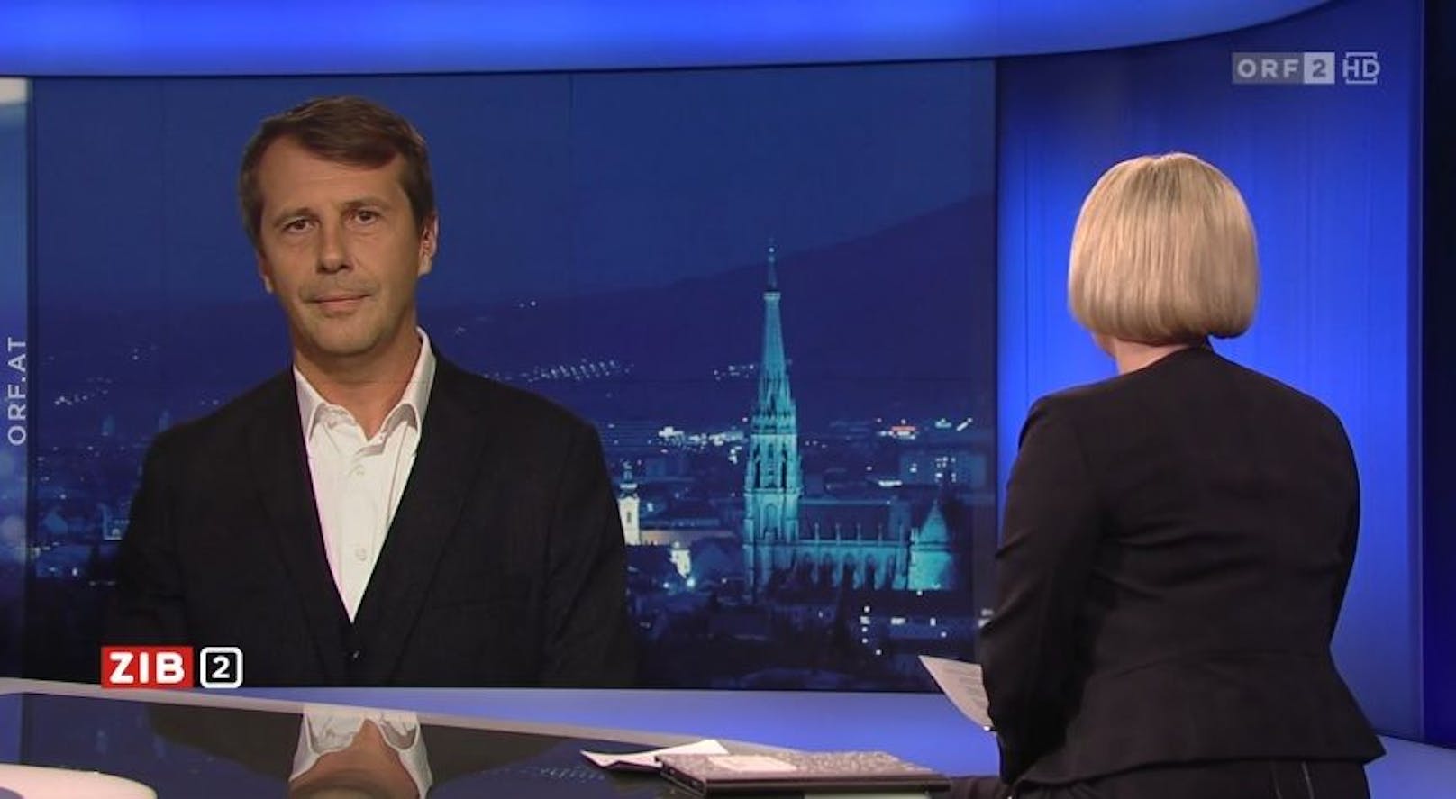 Johann Knotzer ist Primar am Klinikum Wels. Am Donnerstag war er zu Gast in der ORF-"ZIB2".