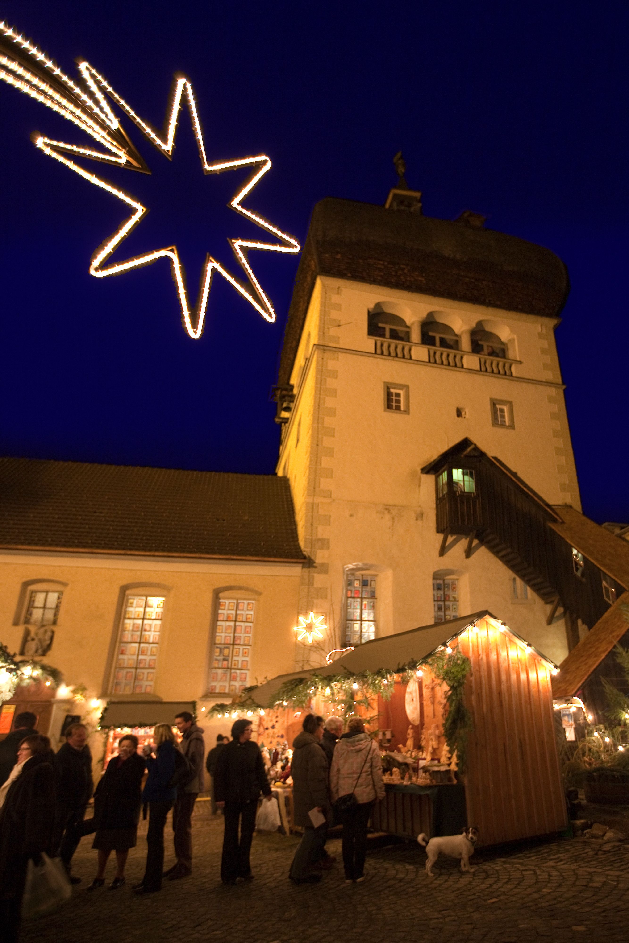 Wegen der neuen Corona-Regeln kann der Christkindlmarkt in der Bregenzer Oberstadt nicht statfinden.