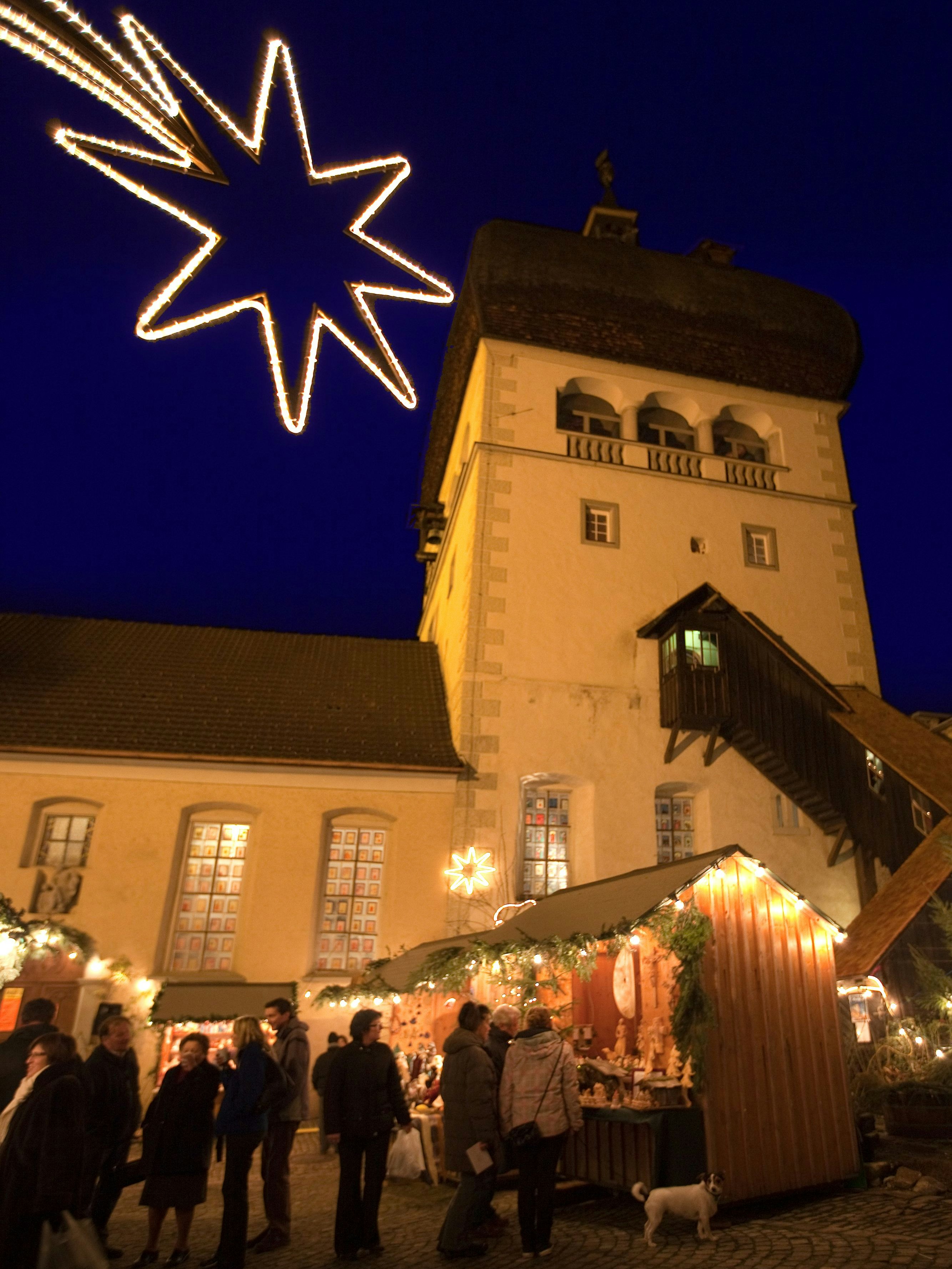 Wegen der neuen Corona-Regeln kann der Christkindlmarkt in der Bregenzer Oberstadt nicht statfinden.